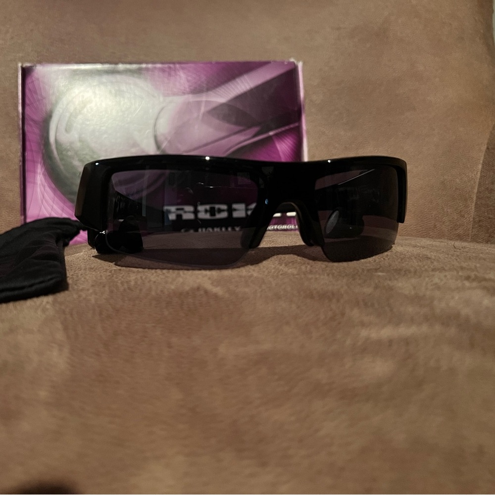 Oakley Black Sunglasses with Purple Accents